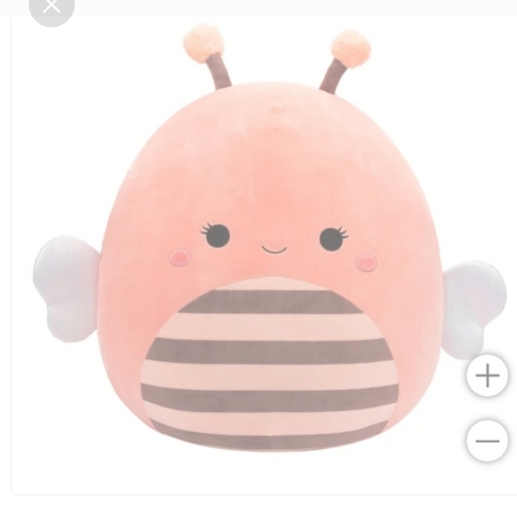 Squishmallow 24 inch, giant Peach Bee,  nwt - Picture 1 of 5